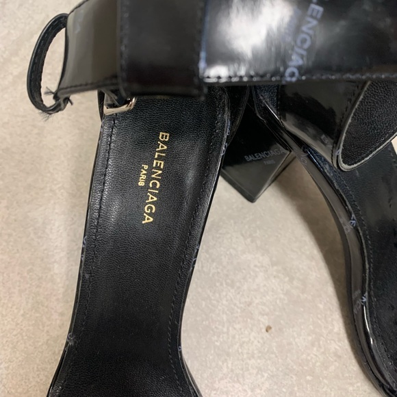 Balenciaga logo block sandals - Picture 3 of 10